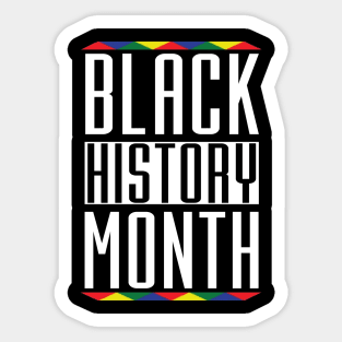 Black History Month Black Lives Matter African Roots Sticker